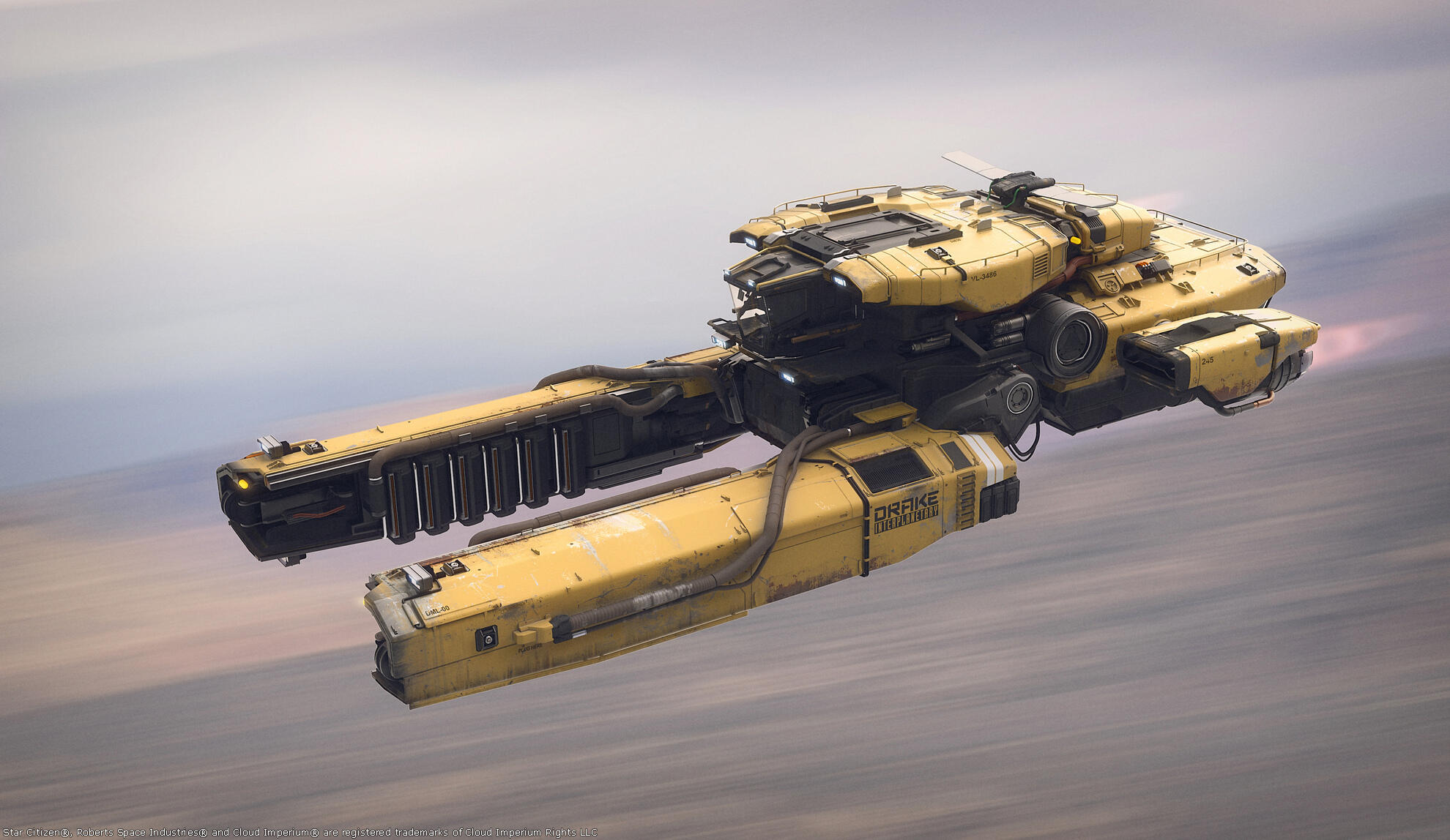 Star Citizen - Drake Vulture en Vol