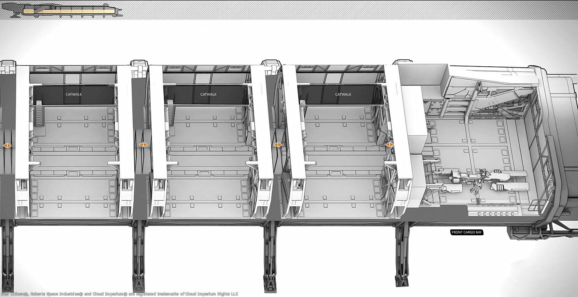 Star Citizen - Carterpillar cargo modules