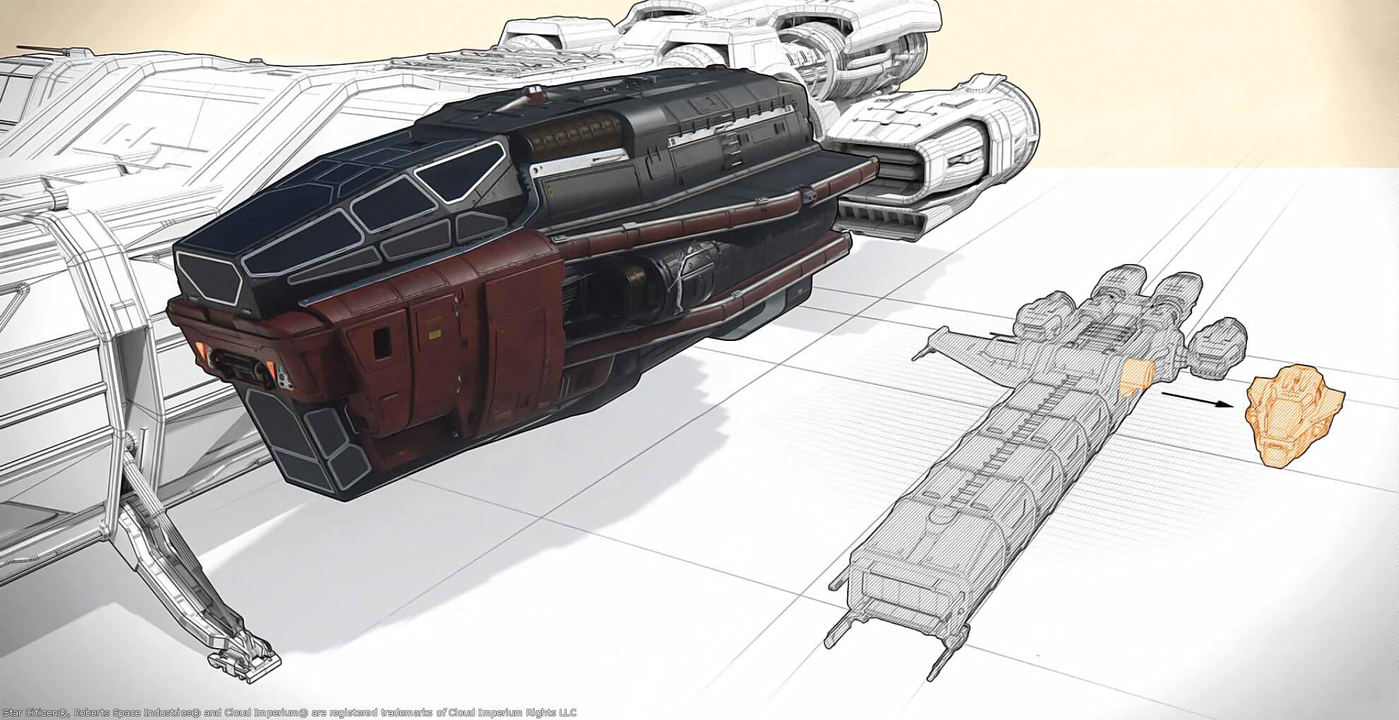 Star Citizen - Carterpillar command module