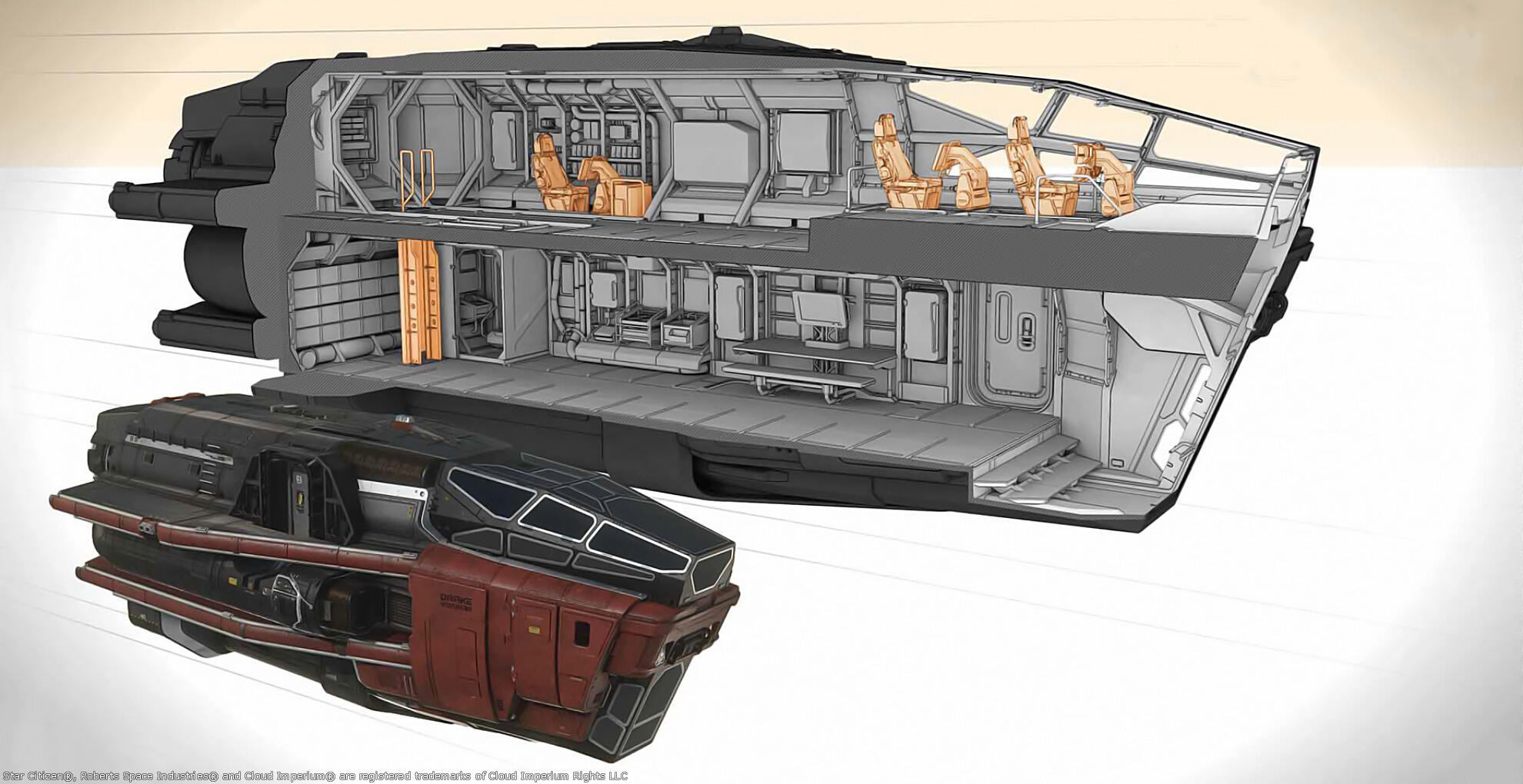Star Citizen - Carterpillar command module