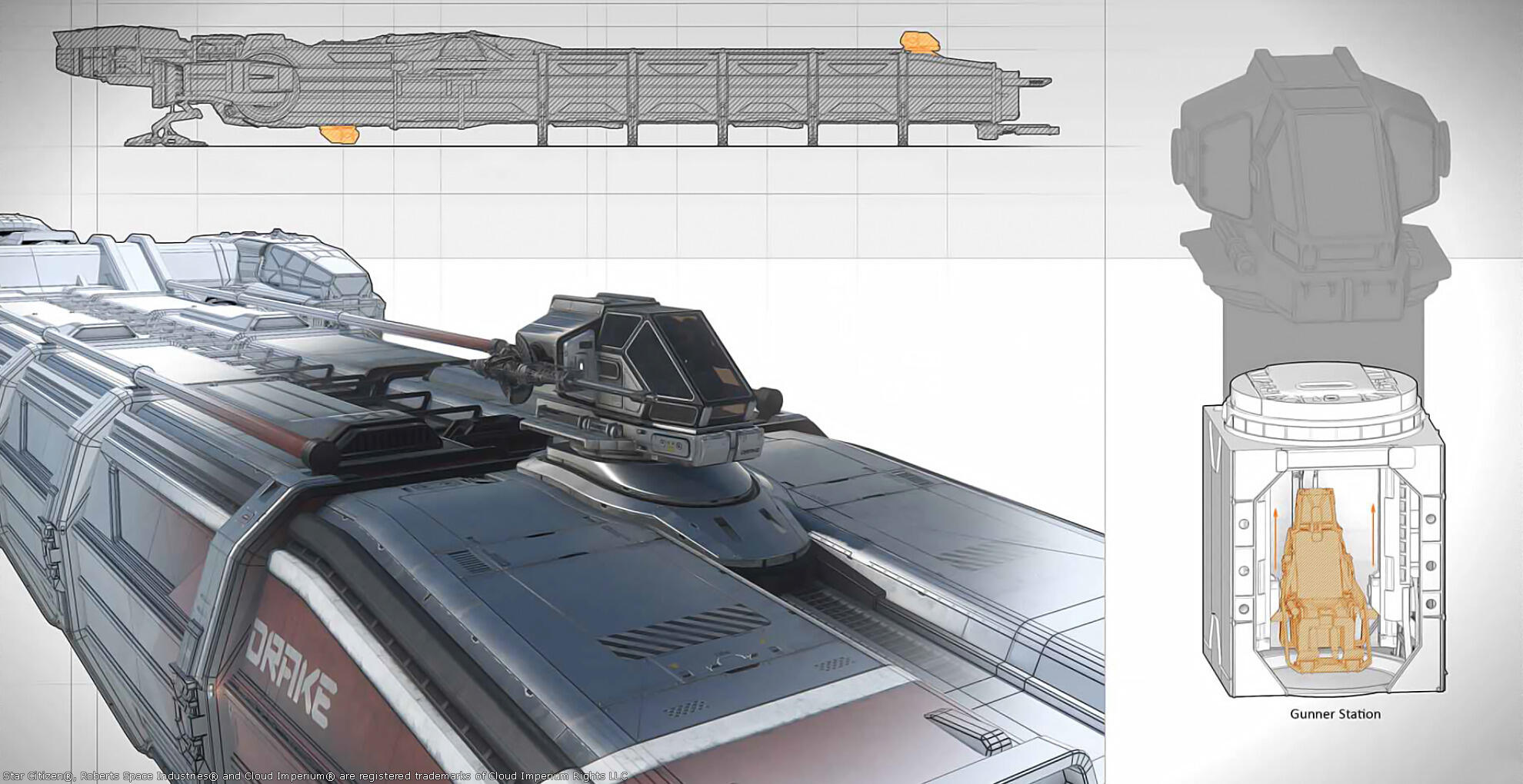 Star Citizen - Carterpillar turrets