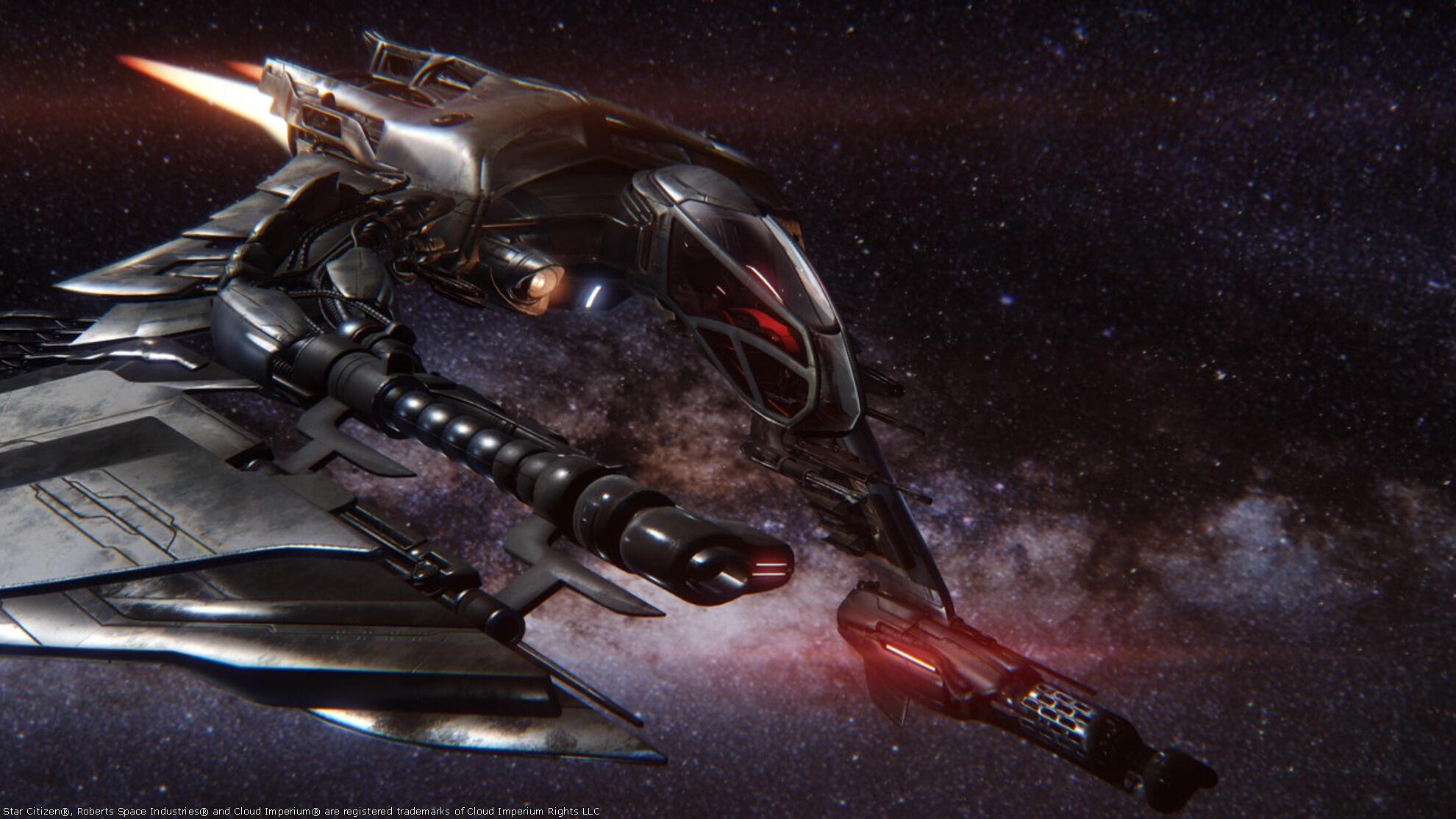 Star Citizen - Vanduul Scythe capturé