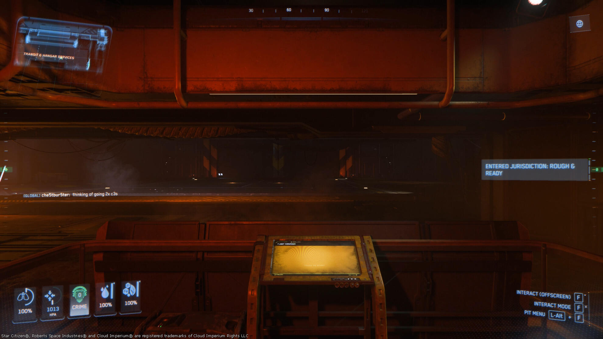 Star Citizen - Star Citizen, Réveil dans un Hangar de Ruin Station (Pyro)
