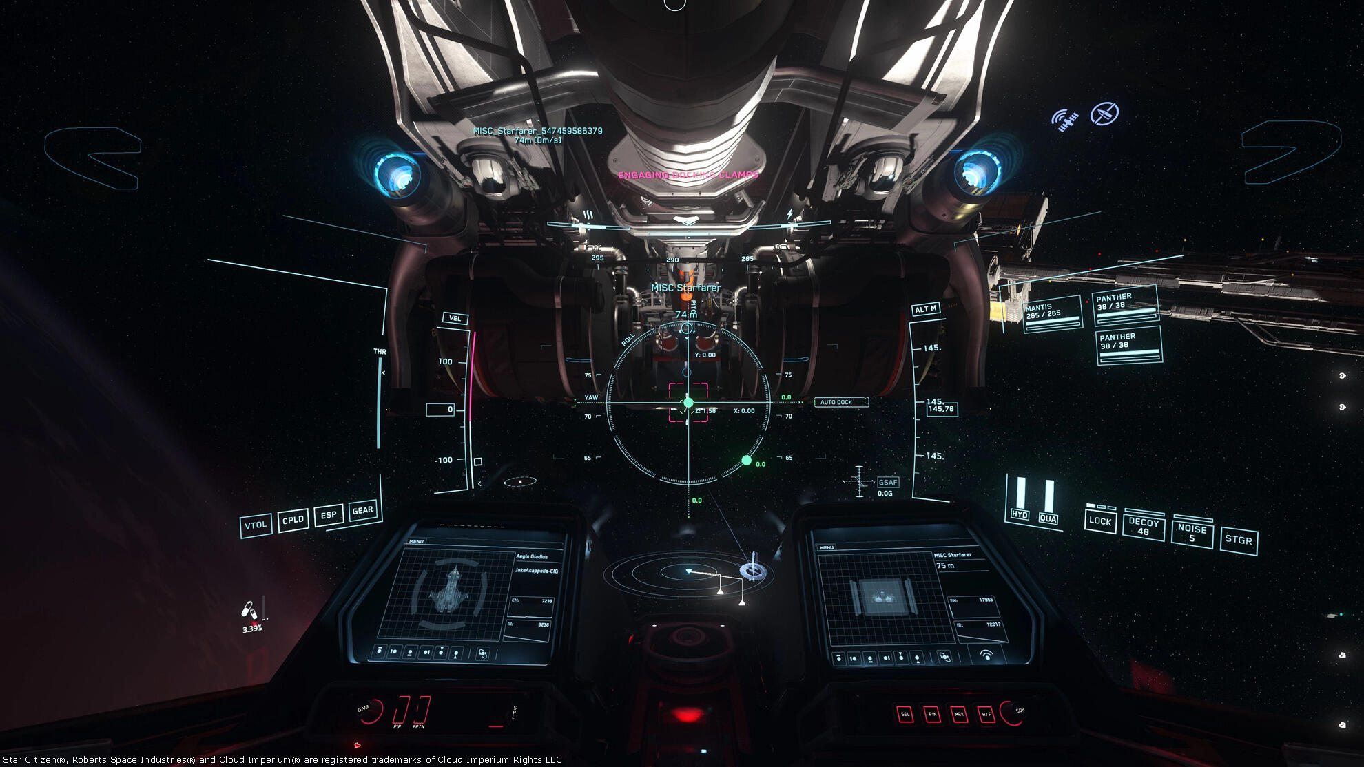 Star Citizen - Starfarer-dock