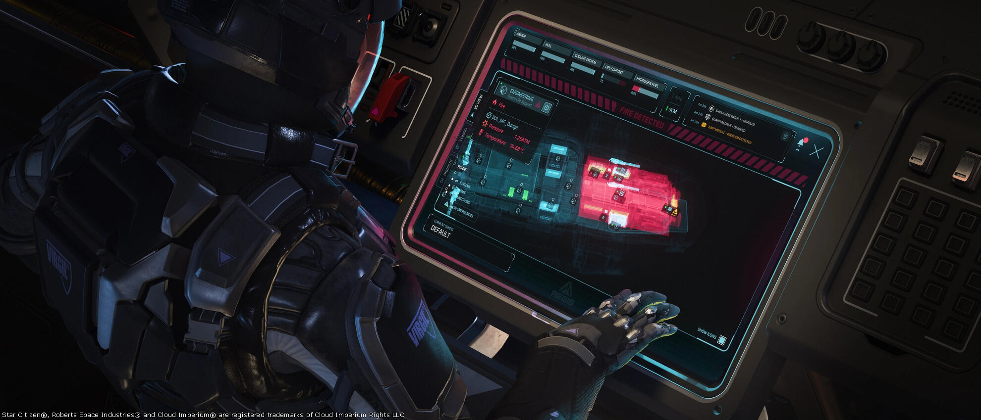 Star Citizen - Utilisation d'une console d'ingénérie