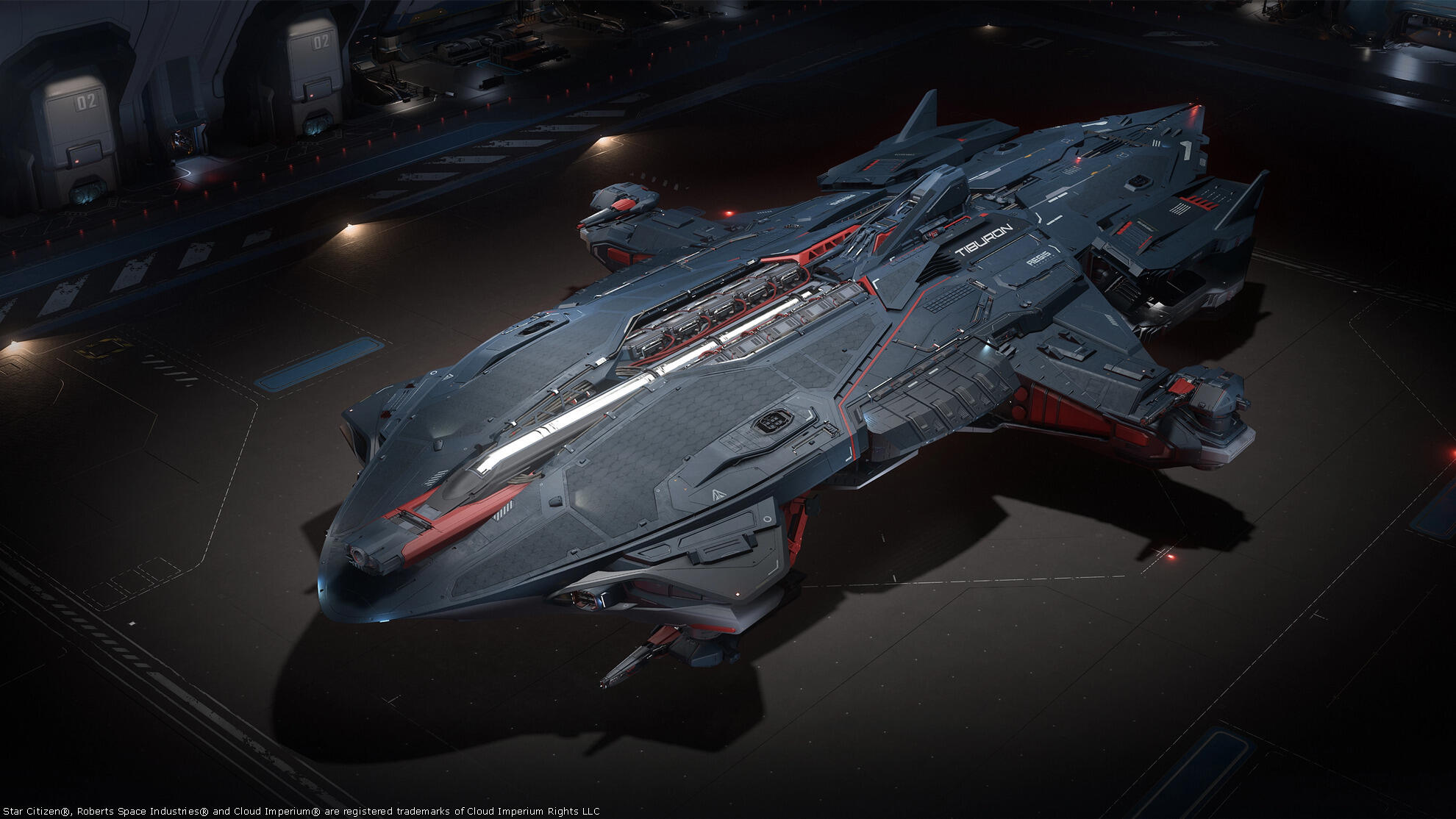 Star Citizen - Aegis-Tiburon-Paint-Colmillos