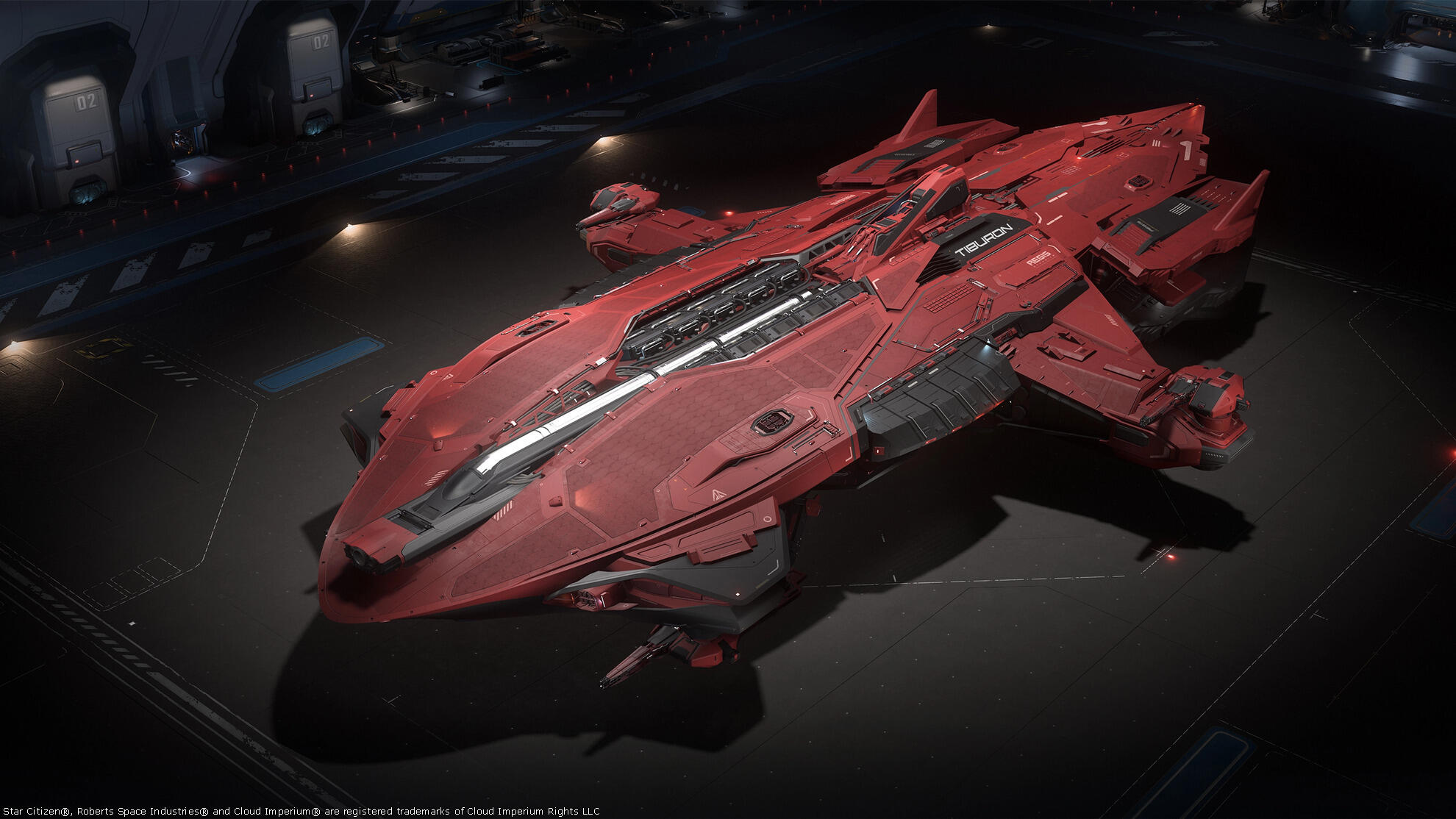 Star Citizen - Aegis-Tiburon-Paint-Vermillion