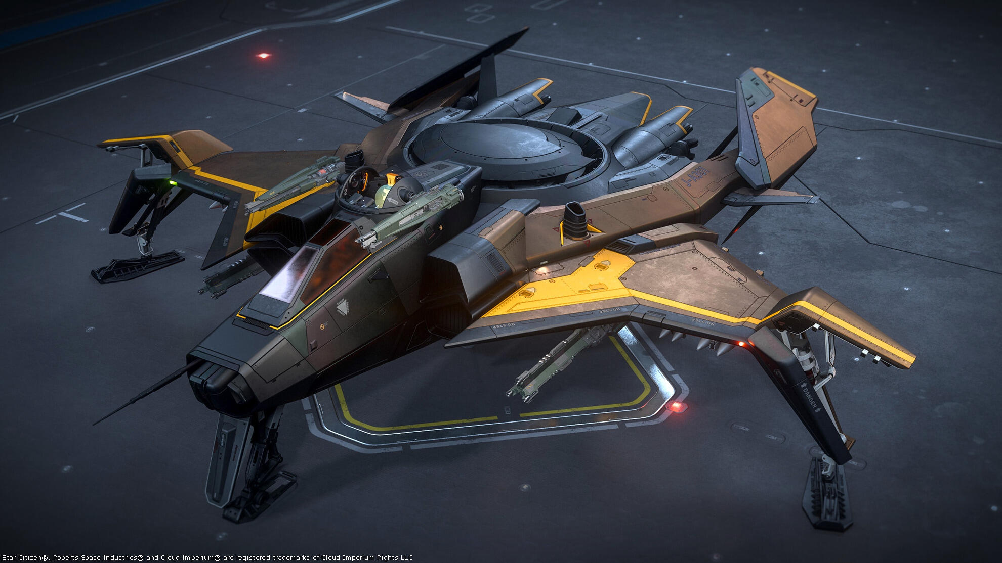 Star Citizen - Peinture BiS 2955 de l'Anvil Gladiator