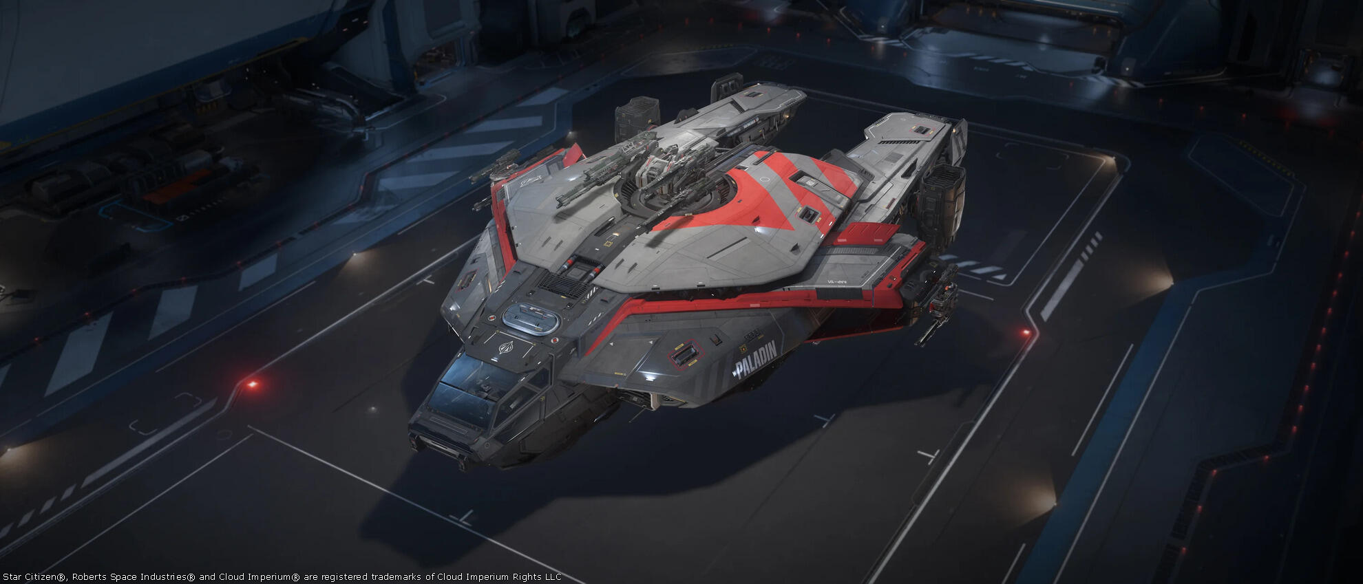Star Citizen - Anvil-Paladin-Paint-Carmine