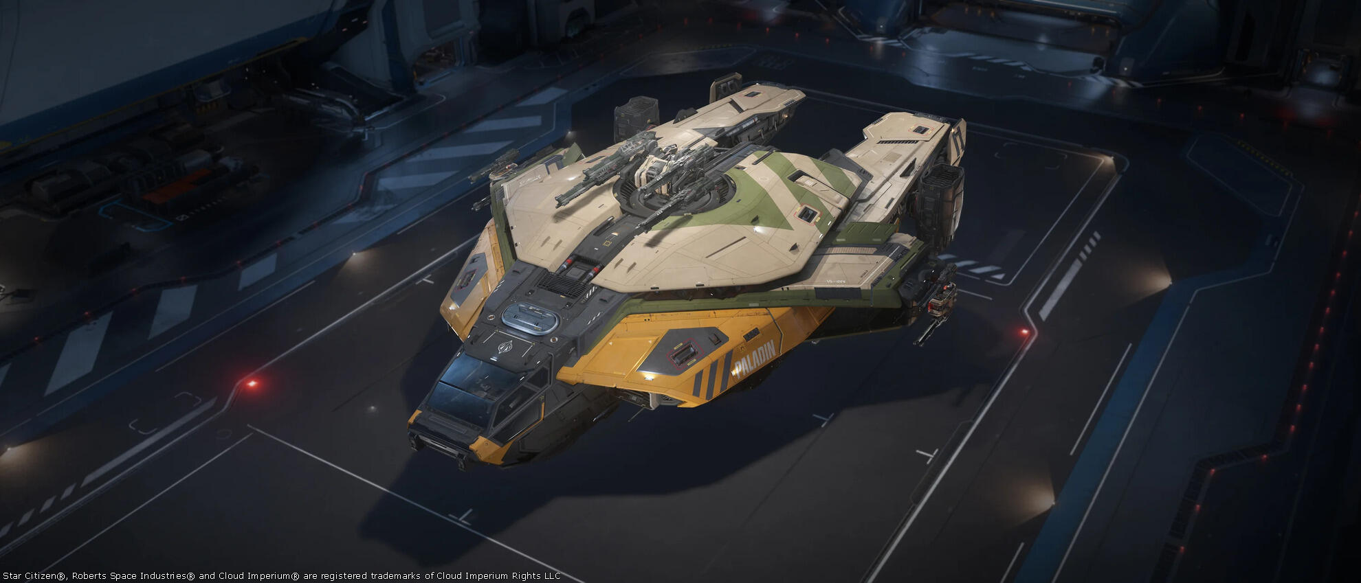 Star Citizen - Anvil-Paladin-Paint-Solaris