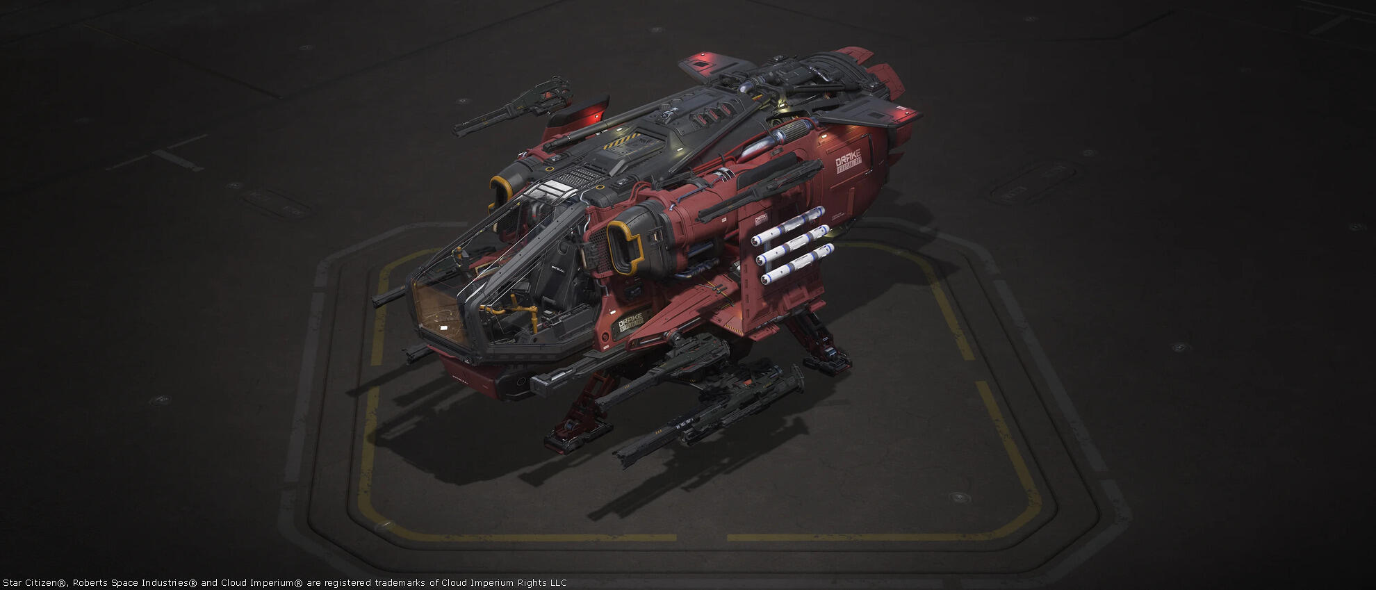 Star Citizen - DRAKE-Pitbull-Paint-Bloodlet