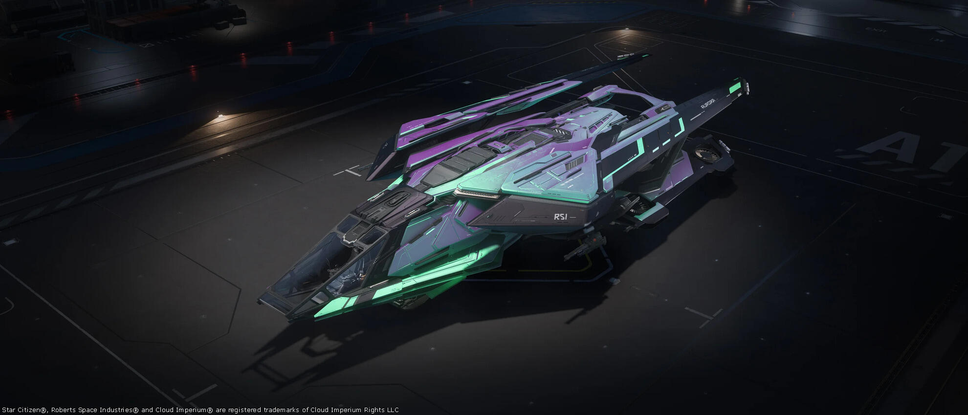 Star Citizen - RSI-Aurora-Mk-II-Paint-Shimmerscale