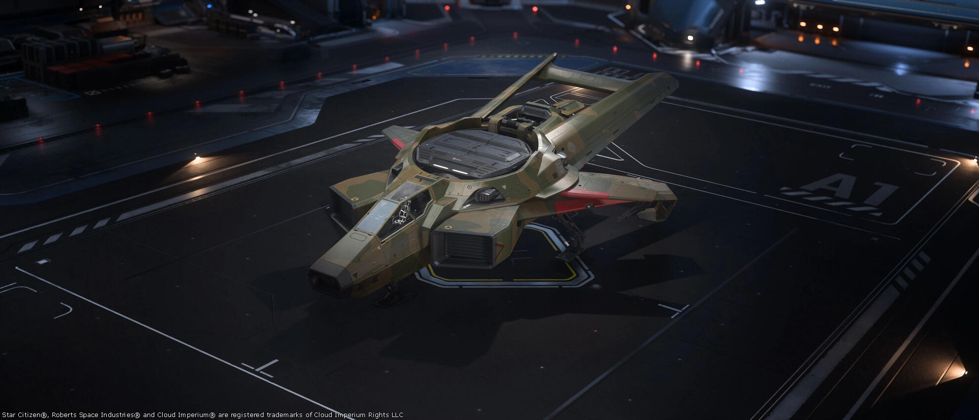 Star Citizen - Anvil-F7C-hornet-MkI-Paint-CorinCamo