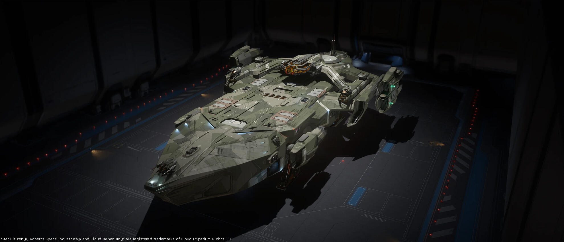 Star Citizen - Idris-paint-commando-camo