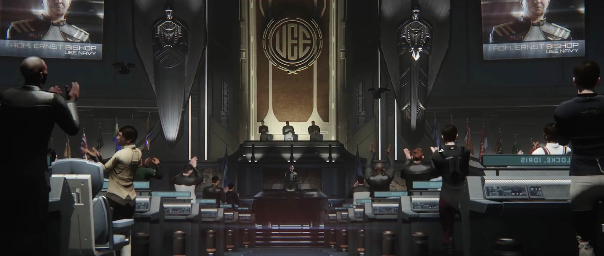 Star Citizen - Sénat du l'UEE, Discours de l'Amiral Bishop