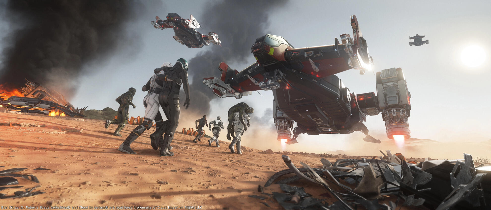 Star Citizen - Drake-cutlassred-rescue