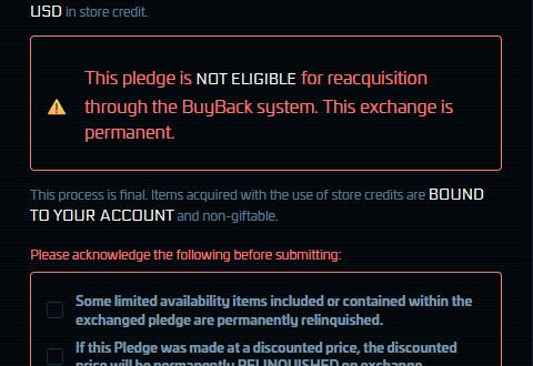 Suppression des Buy Back de Squadron 42 : La Suite