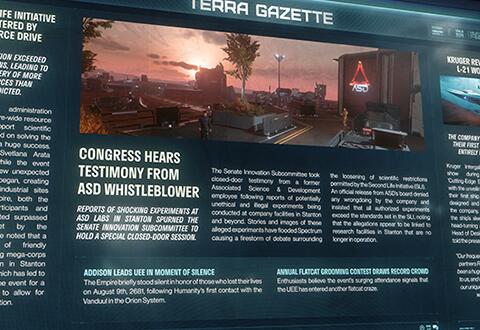 Terra Gazette: Le Congrès entend le Témoignage d'un Lanceur d'Alerte d'ASD
